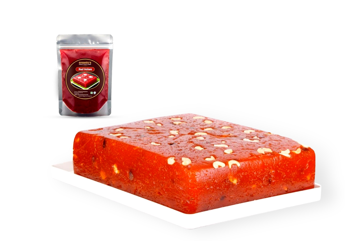 Traditional Red Halwa