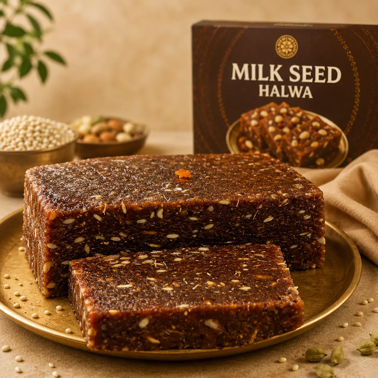 Premium Milk Seeds Halwa